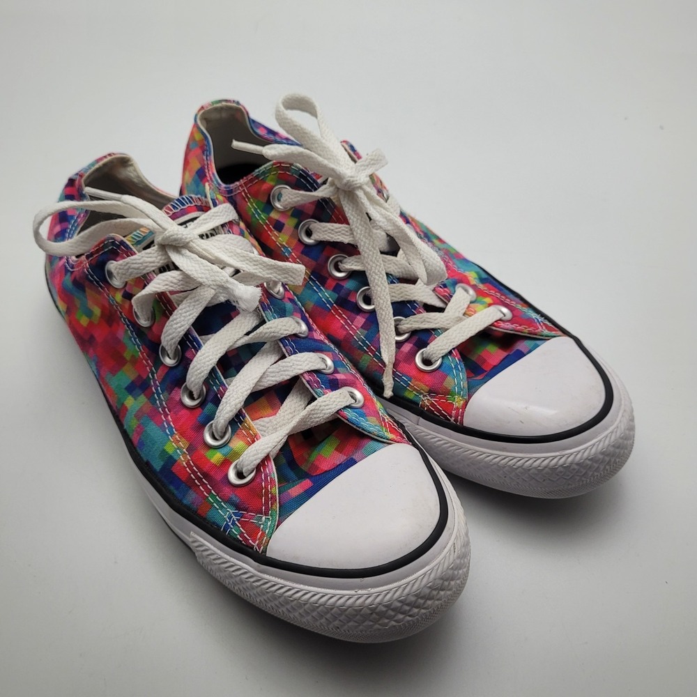 Converse Chuck Taylor All Star Pixels Women's 8 Men's 6 Bright Colors Sneakers